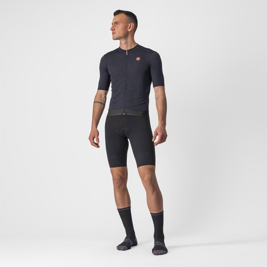 Black Men Castelli ESSENZA Jersey | WIMP91278