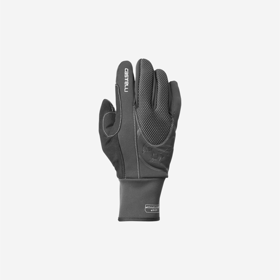 Black Men Castelli ESTREMO Gloves | RCHE63170