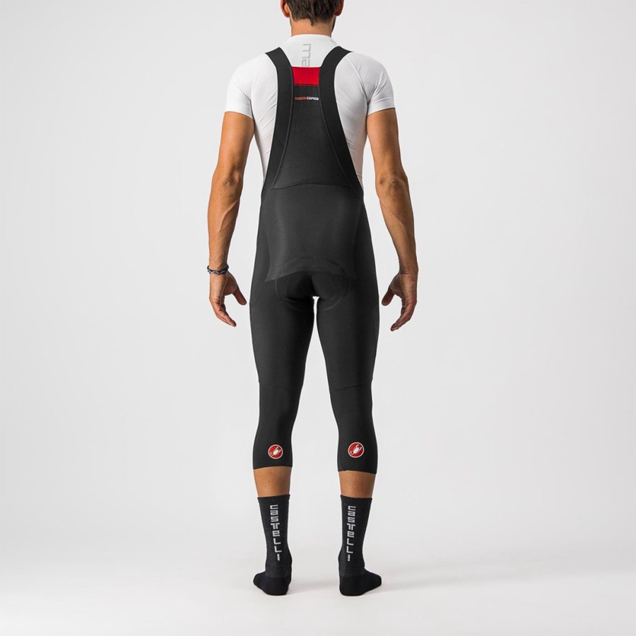 Black Men Castelli SORPASSO RoS BIB KNICKER Leggings | BXOZ98542