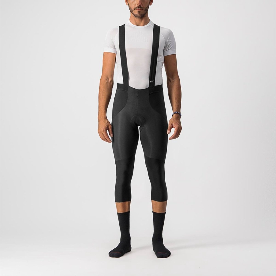 Black Men Castelli SORPASSO RoS BIB KNICKER Leggings | BXOZ98542