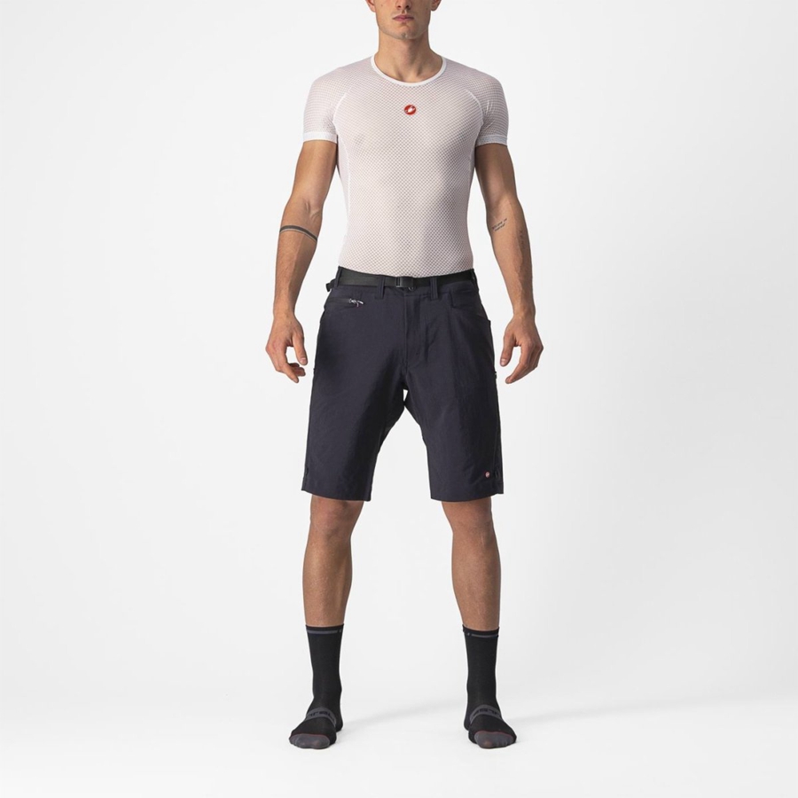 Black Men Castelli UNLIMITED TRAILGY Shorts | RTVA30187