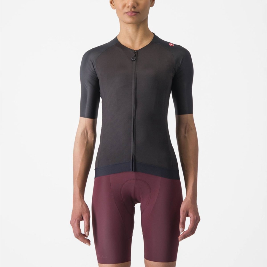 Black Women Castelli AERO PRO 7.0 W Jersey | MFQU16052