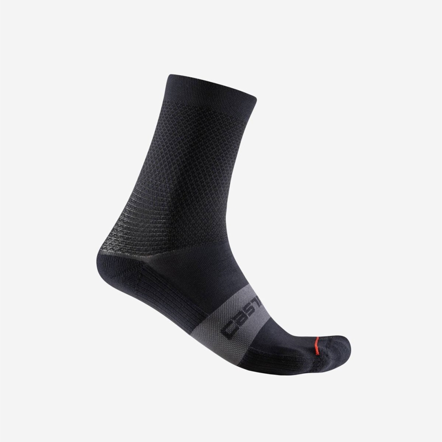 Black Women Castelli ESPRESSO W 12 Socks | SBOV24150