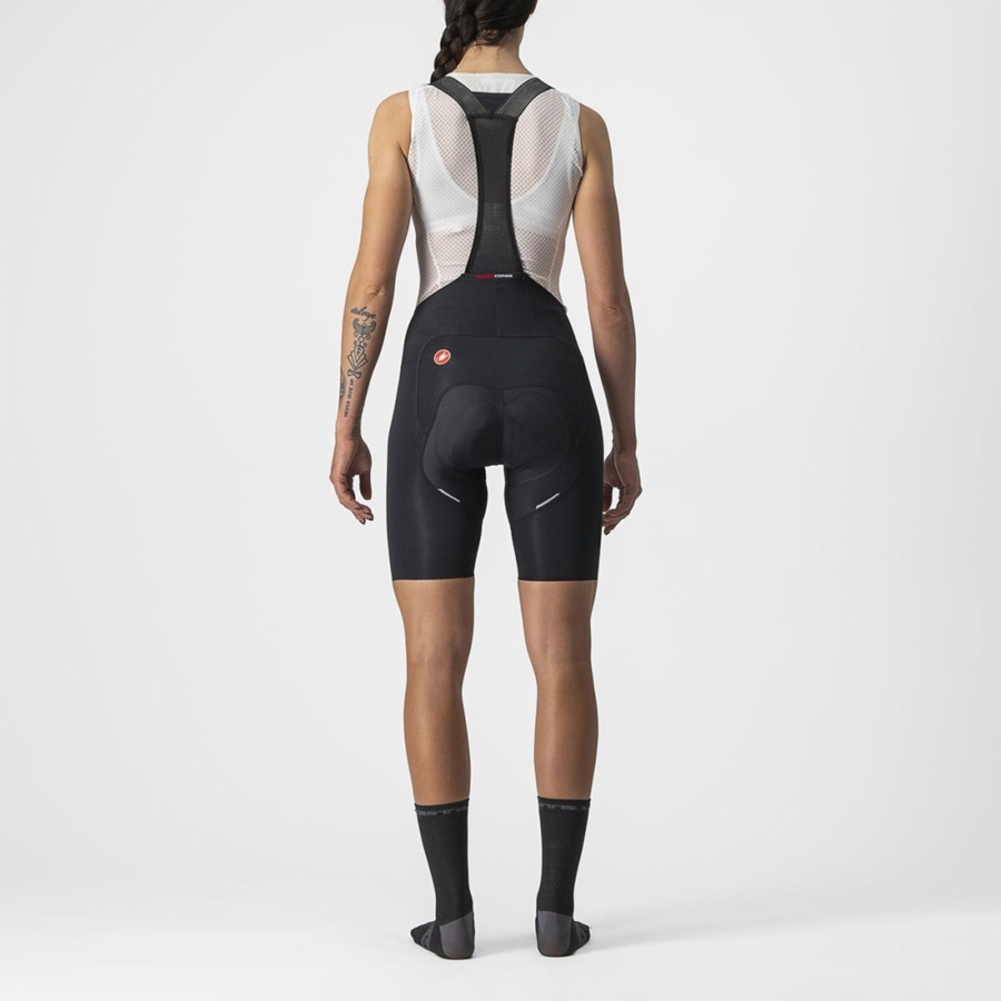 Black Women Castelli FREE AERO RC W Bib Shorts | XSDP23194