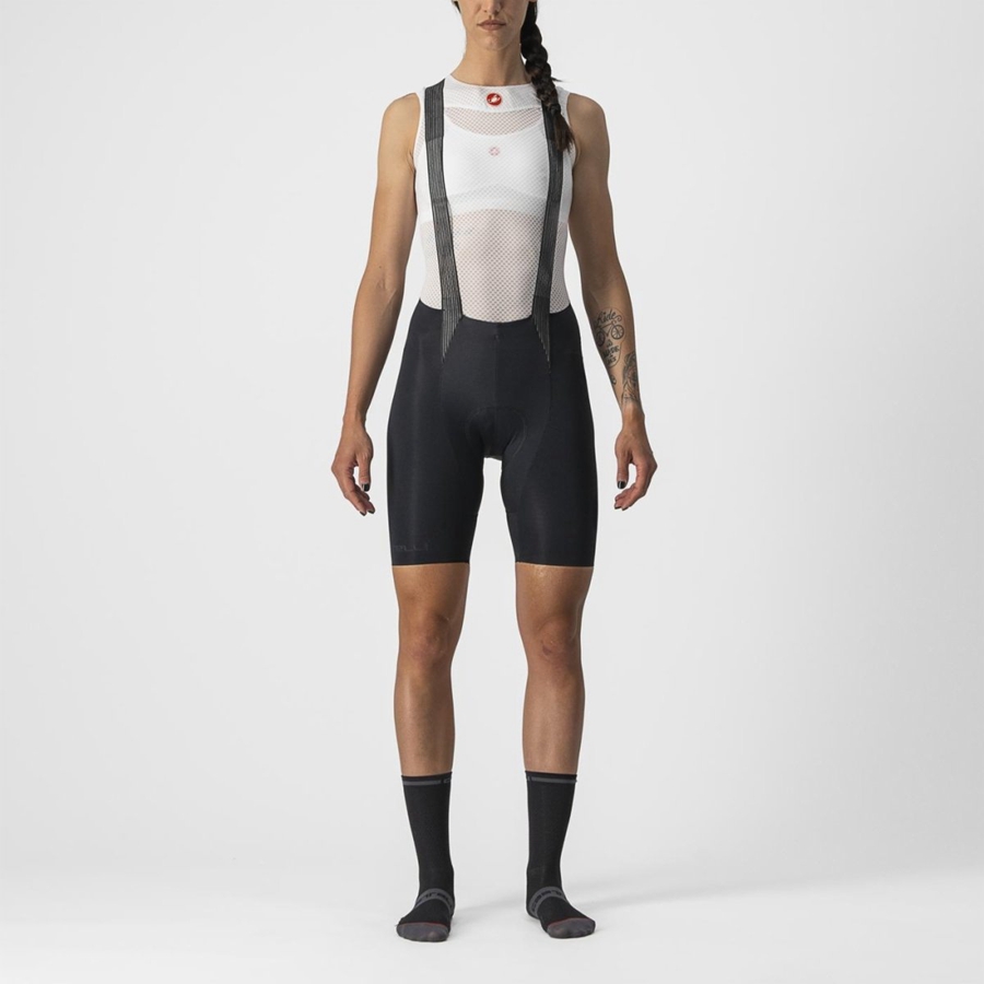 Black Women Castelli FREE AERO RC W Bib Shorts | XSDP23194