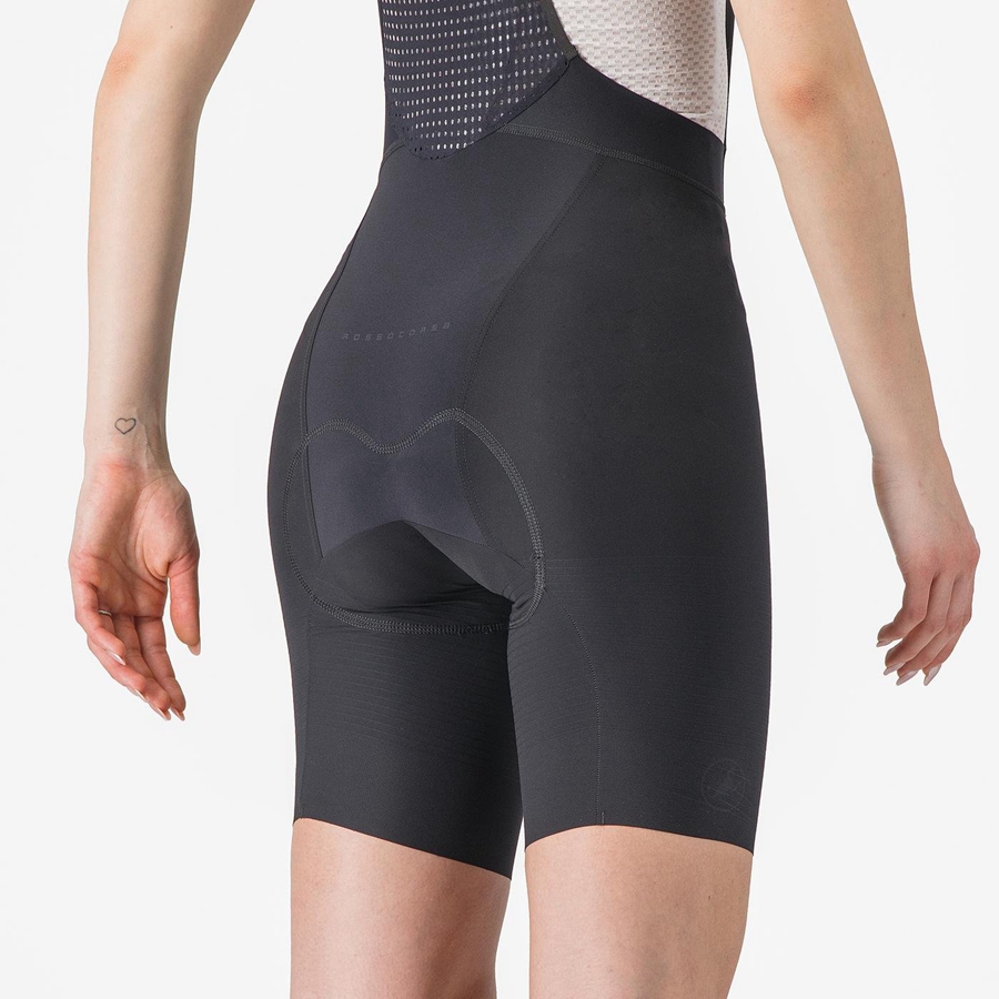 Black Women Castelli PREMIO W Bib Shorts | CJVL05948