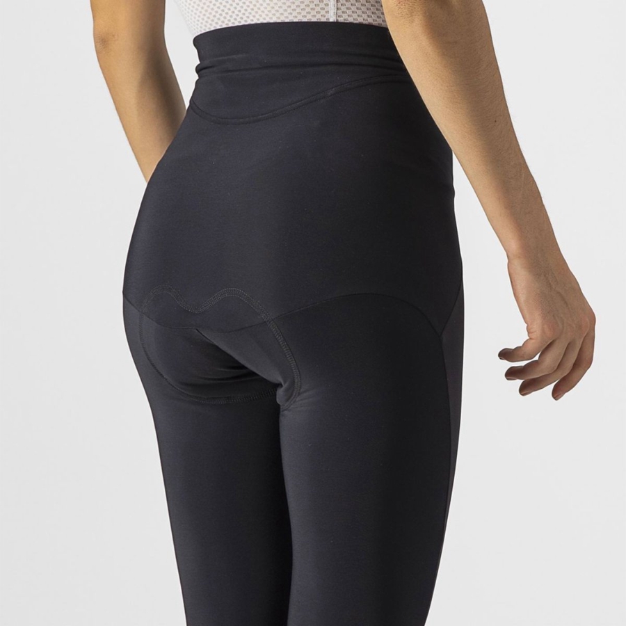 Black Women Castelli SORPASSO RoS W Leggings | KFXZ75921