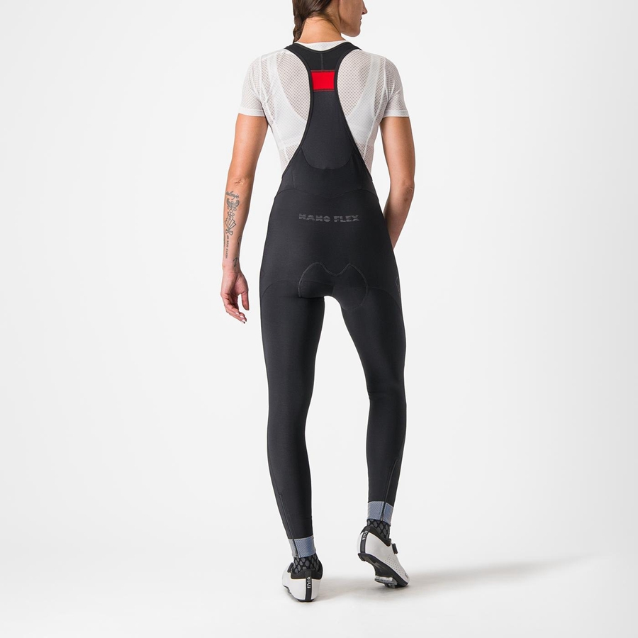 Black Women Castelli TUTTO NANO W Bib Tights | FAKI90128