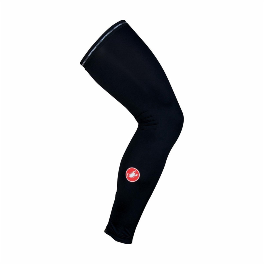 Black Women Castelli UPF 50 + LIGHT LEG SLEEVES Leg Warmer | ILAC67351