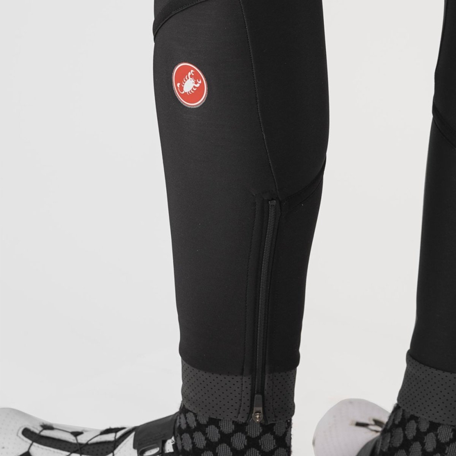 Black / Black Women Castelli VELOCISSIMA DT Bib Tights | QXCK38071