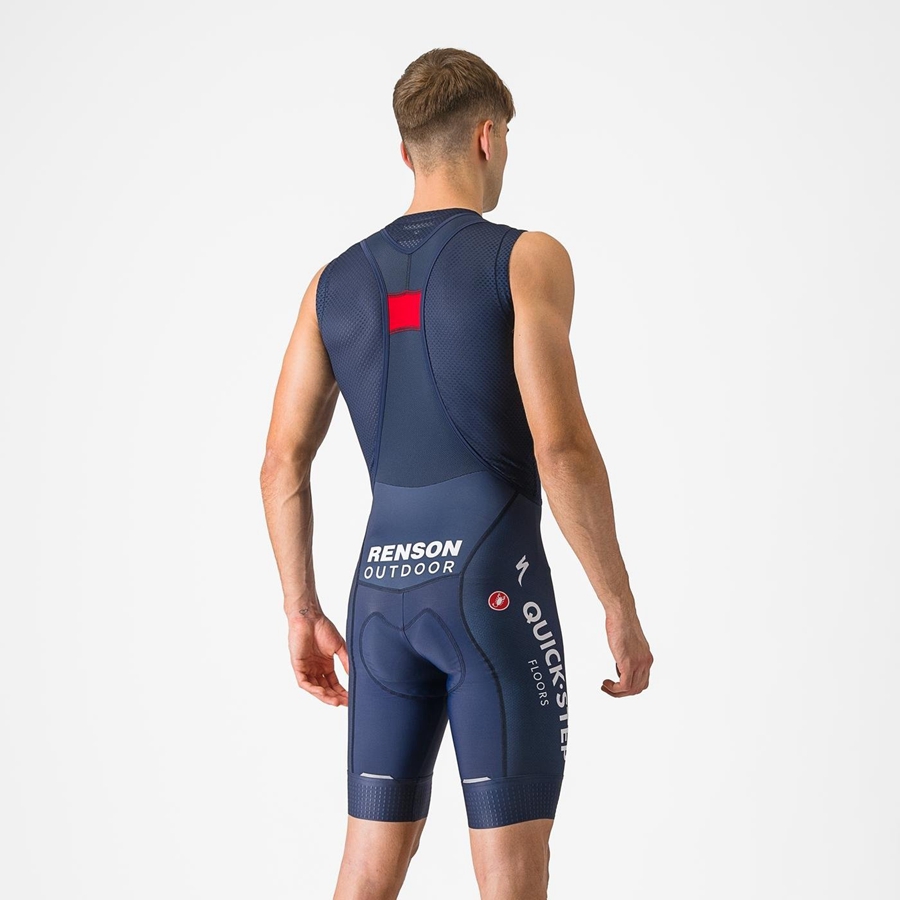 Blue Men Castelli COMPETIZIONE Bib Shorts | CJDG67184