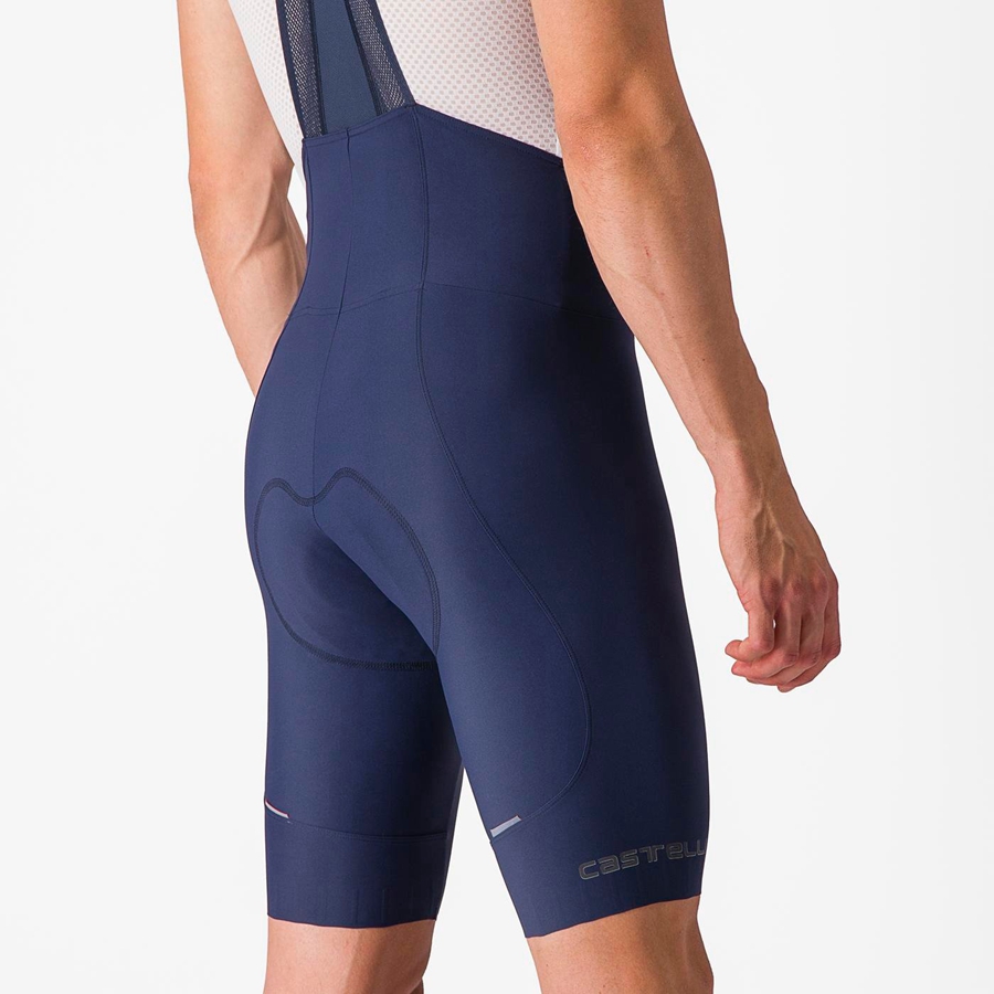 Blue Men Castelli ESPRESSO Bib Shorts | XFAW47182