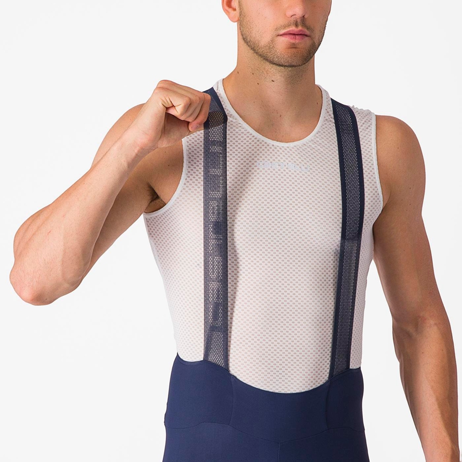 Blue Men Castelli ESPRESSO Bib Shorts | XFAW47182