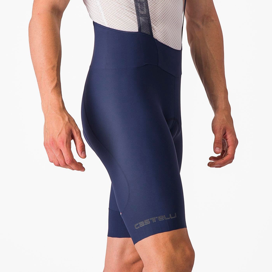 Blue Men Castelli ESPRESSO Bib Shorts | XFAW47182