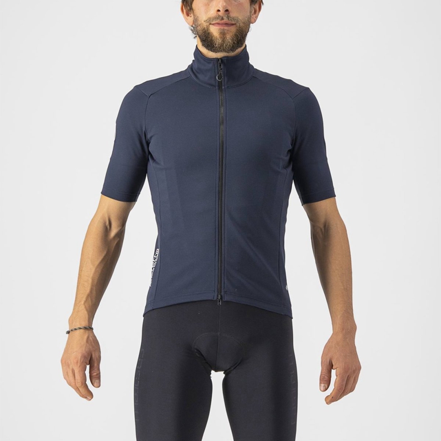 Blue Men Castelli PERFETTO RoS 2 WIND Jackets | SQIT93674