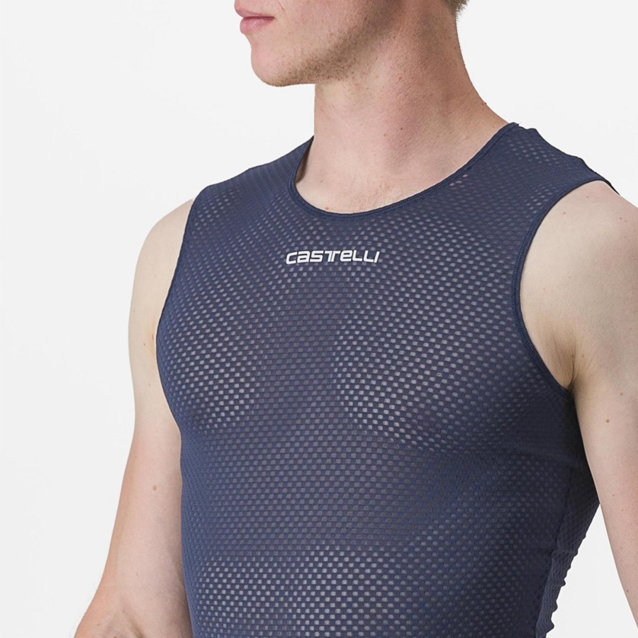 Blue Men Castelli PRO MESH 2.0 SLEEVELESS Base Layer | WVSP04563