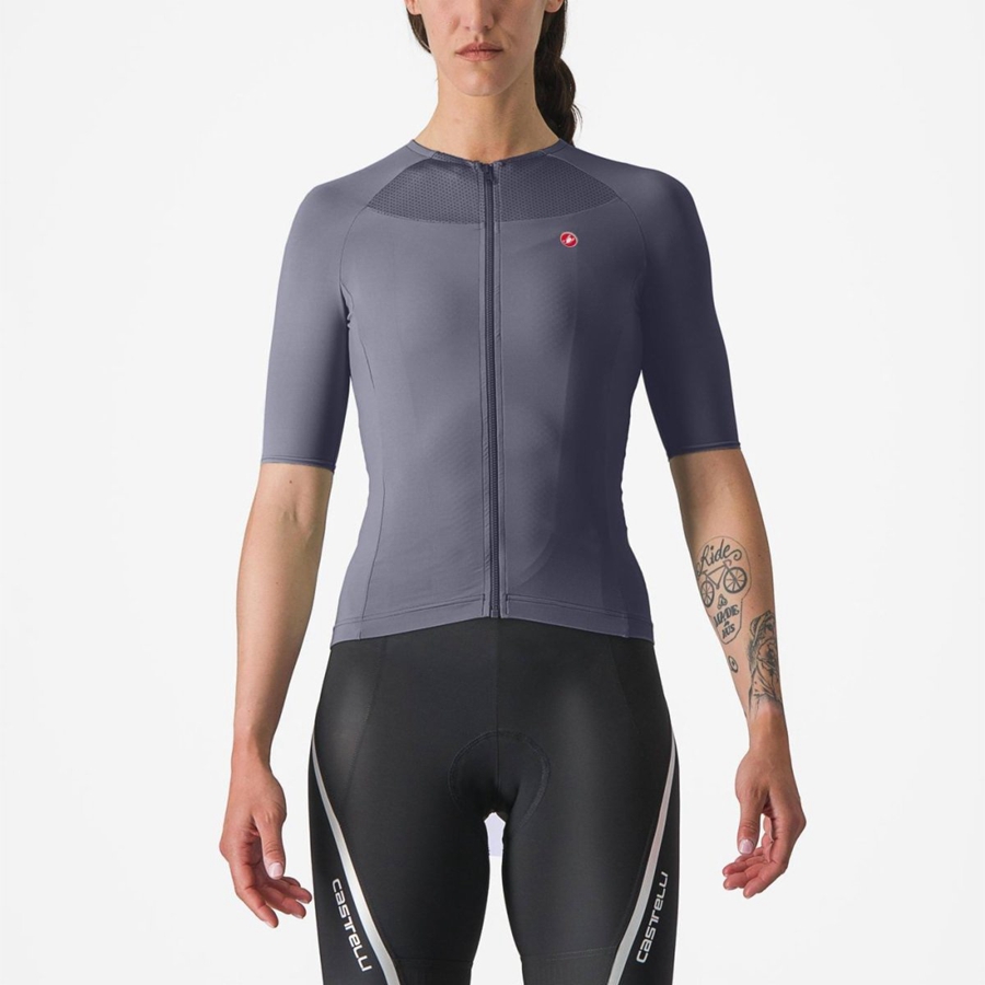 Blue Women Castelli VELOCISSIMA 2 Jersey | SVCW89670