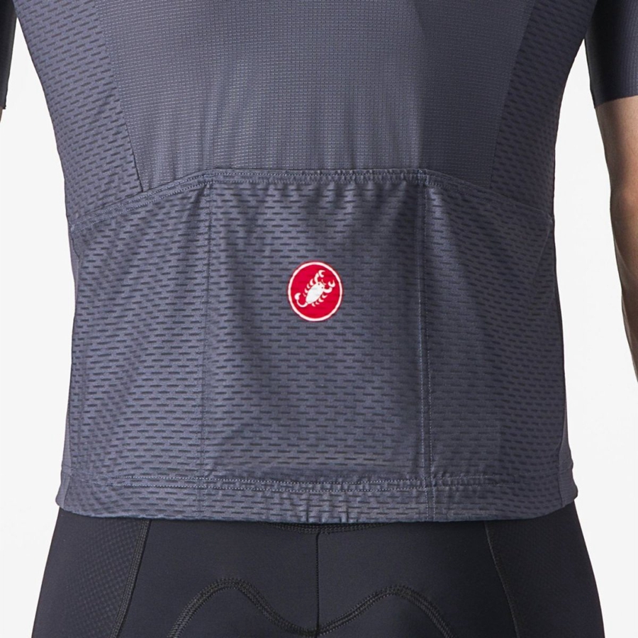 Blue / Light Grey Blue Men Castelli TRADIZIONE Jersey | SEQB01649