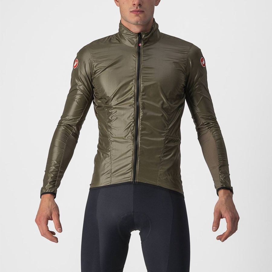 Brown Men Castelli ARIA SHELL Protection | LOVK68032