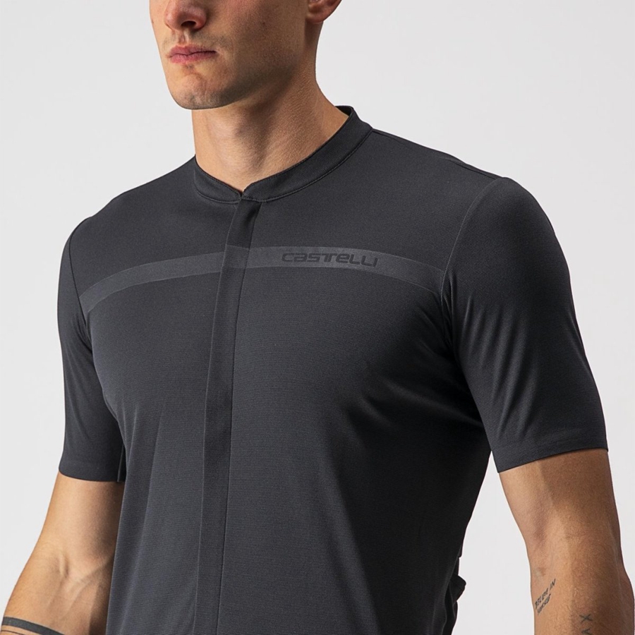 Dark Grey Men Castelli UNLIMITED ALLROAD Jersey | EAUD67419