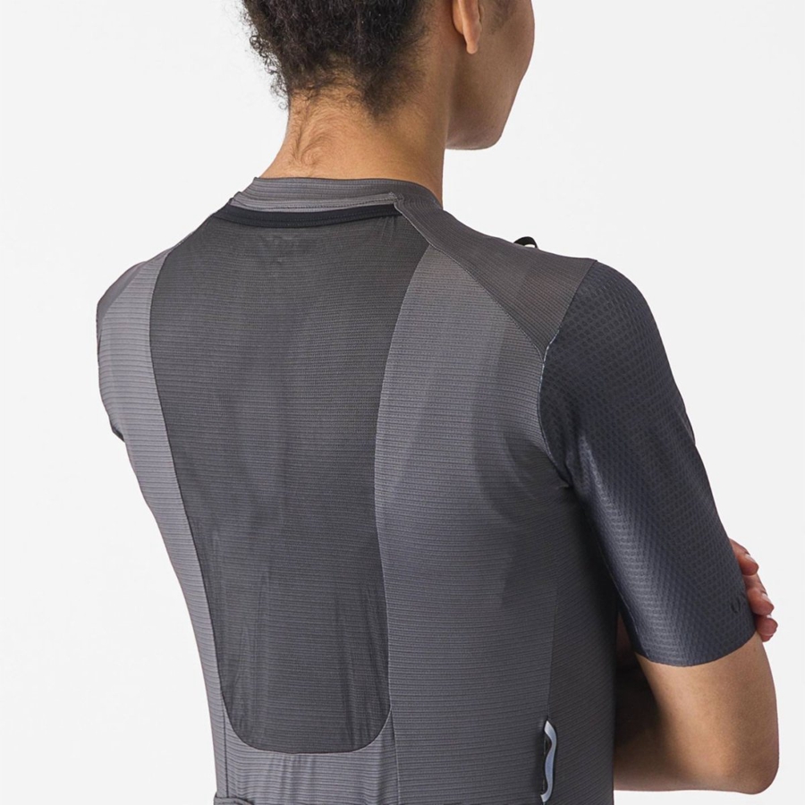 Dark Grey Women Castelli UNLIMITED PRO W Jersey | IXOG59780