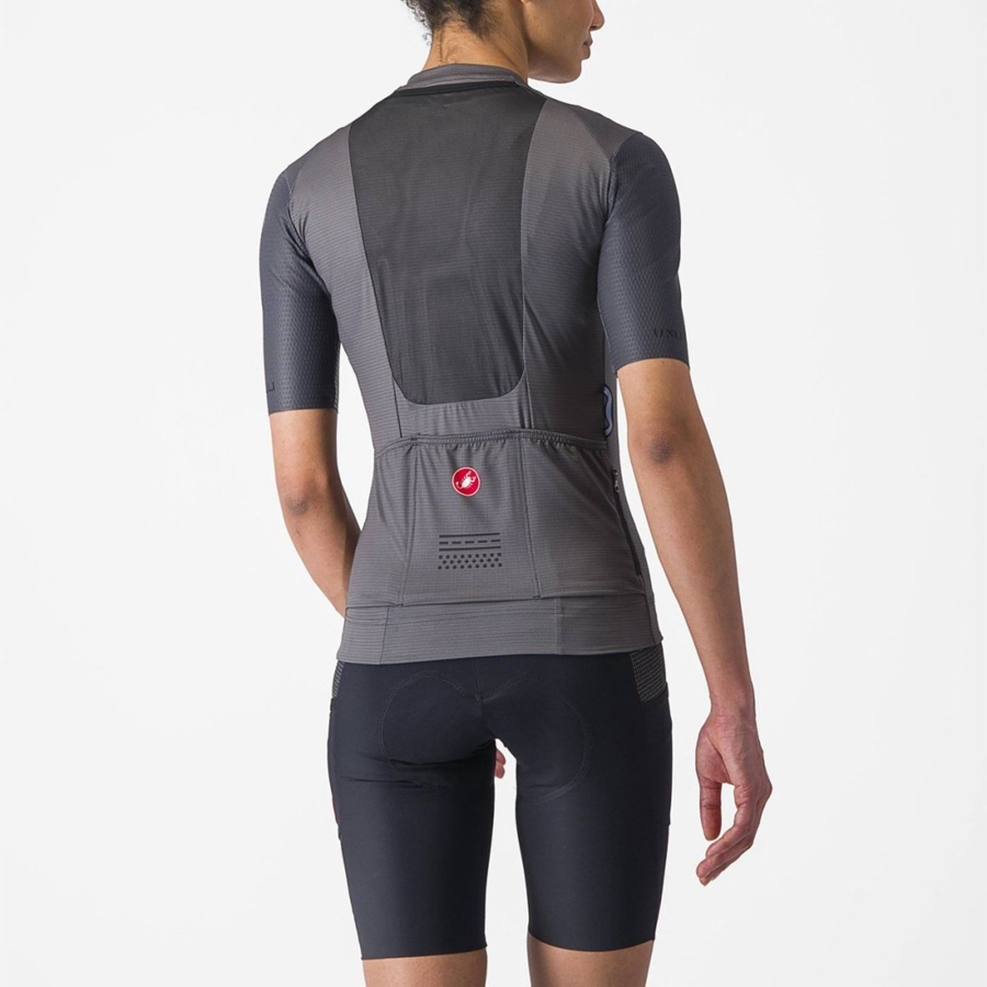 Dark Grey Women Castelli UNLIMITED PRO W Jersey | IXOG59780