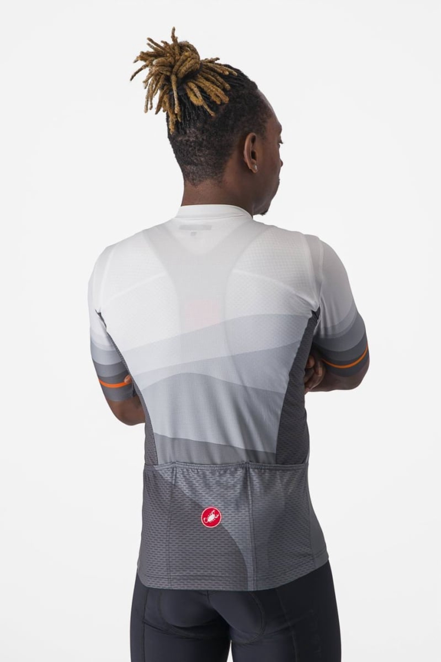 Dark Grey / Silver Grey Men Castelli ORIZZONTE Jersey | EJYF98134