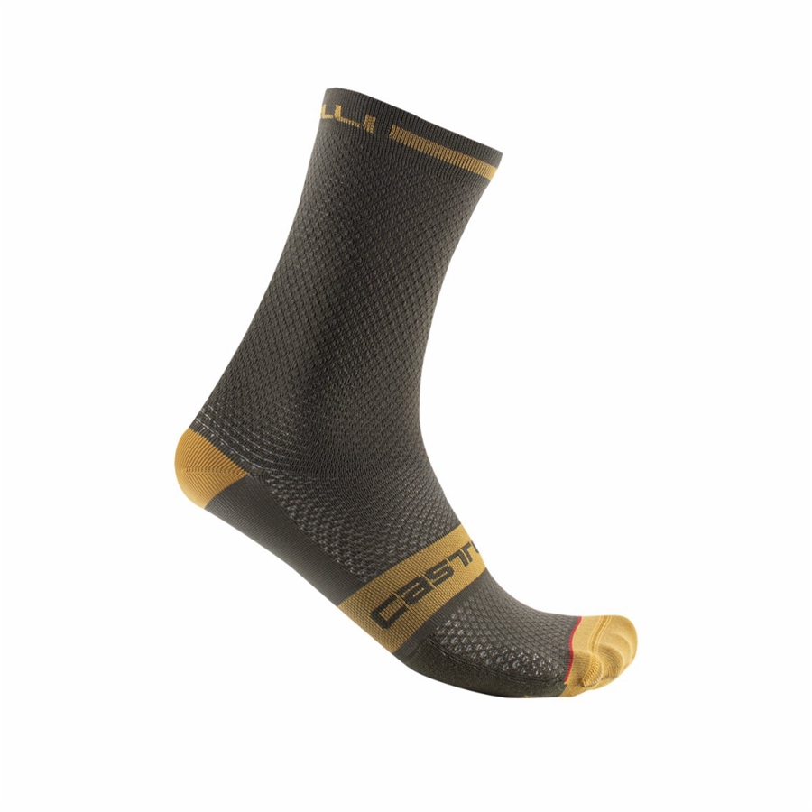 Deep Green Men Castelli SUPERLEGGERA T 12 Socks | GMVE50391