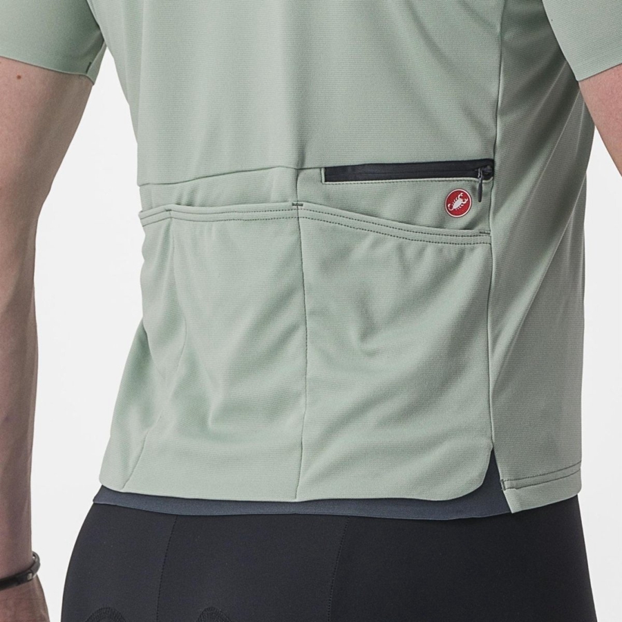 Green Men Castelli UNLIMITED ALLROAD Jersey | DGAT71456