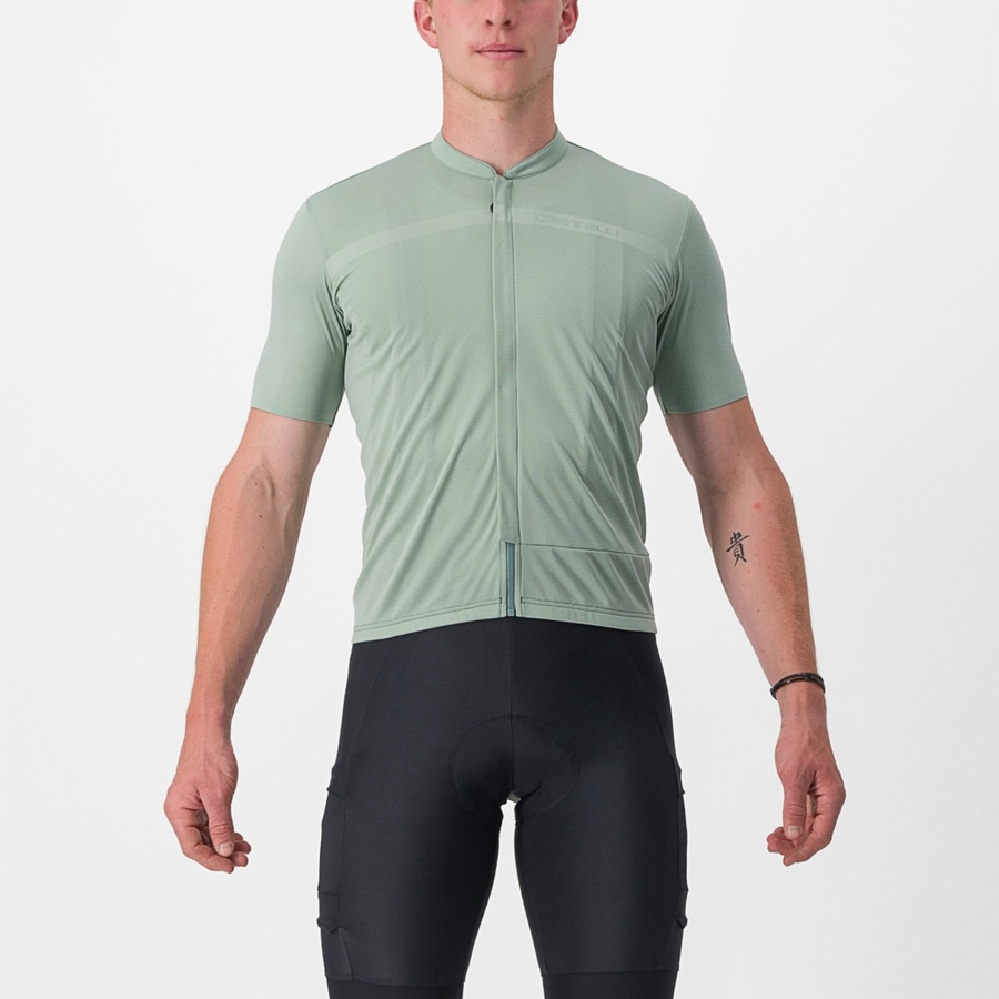 Green Men Castelli UNLIMITED ALLROAD Jersey | DGAT71456