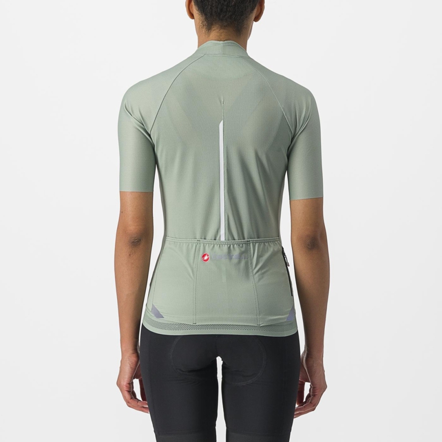 Green Women Castelli ENDURANCE W Jersey | KMZY61249