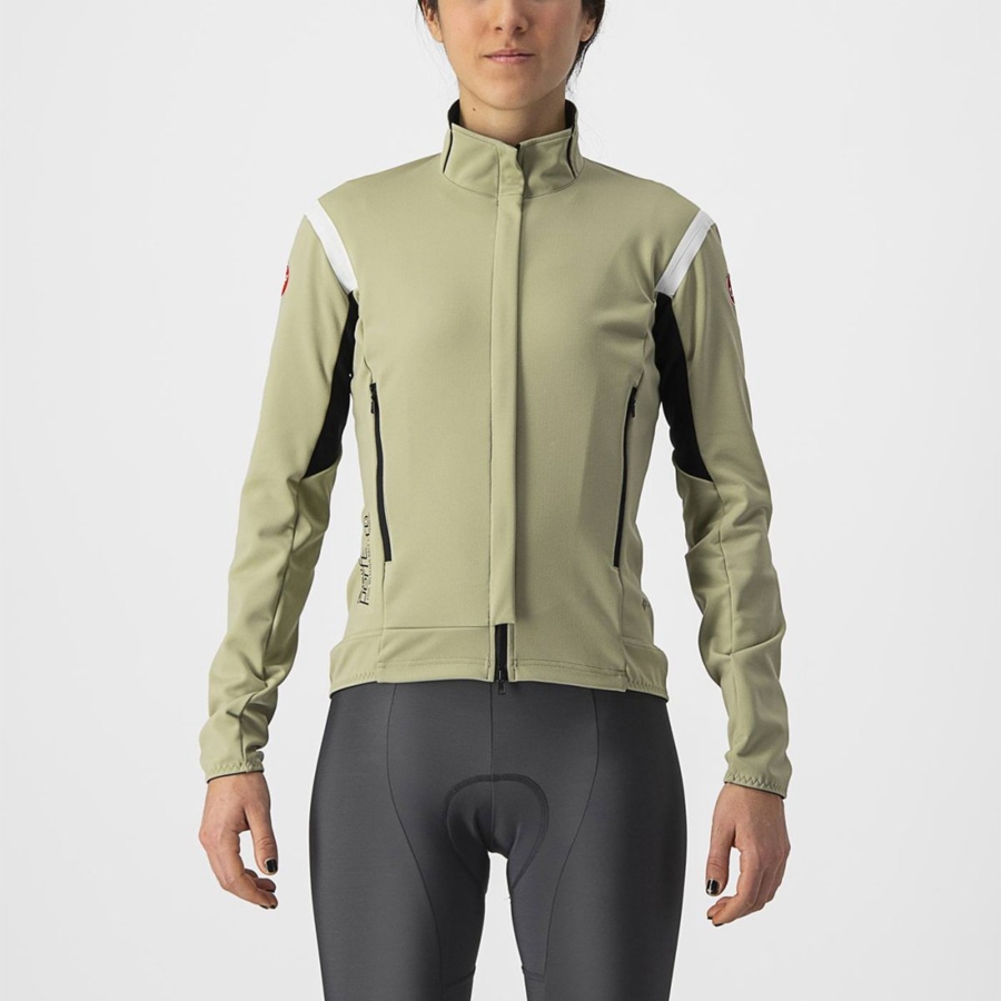 Green Women Castelli PERFETTO RoS 2 W Jackets | YXOD19624