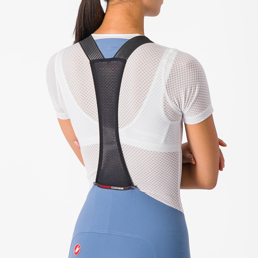 Grey Blue Women Castelli FREE AERO RC W Bib Shorts | KVHW47906