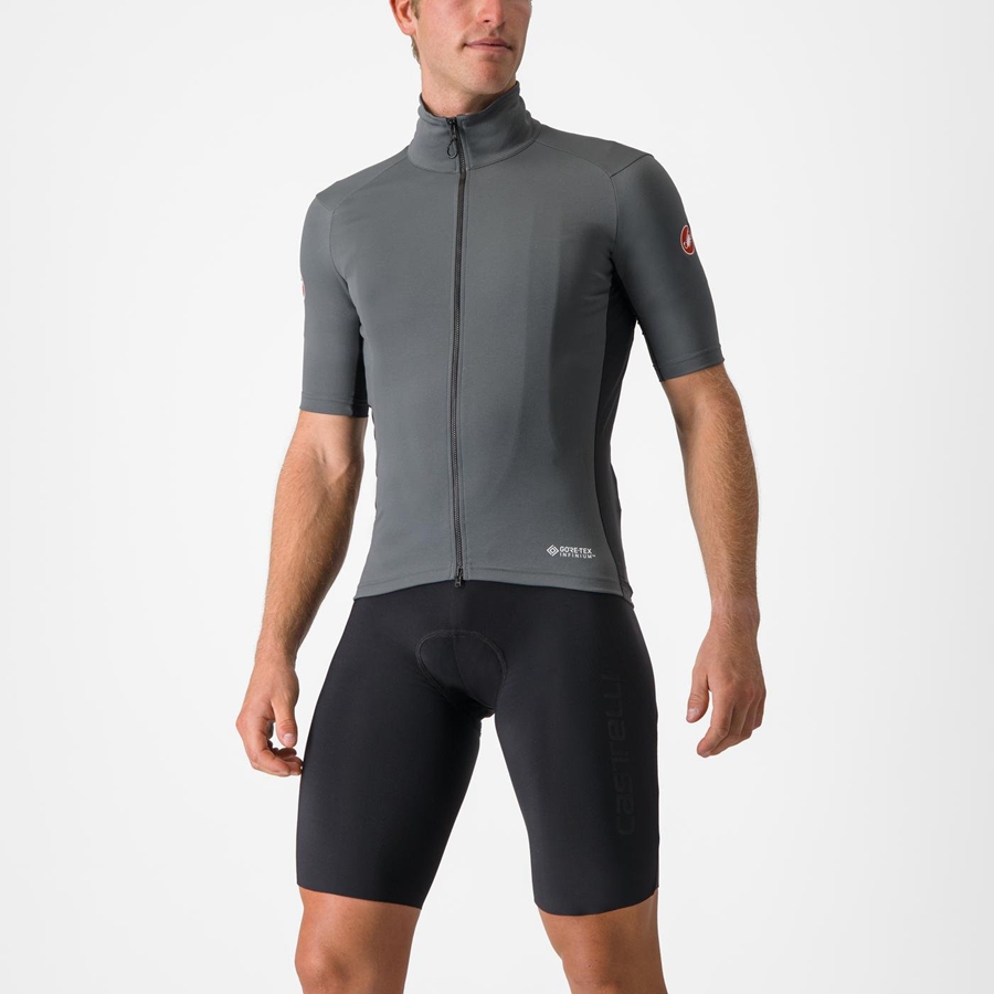 Grey Men Castelli PERFETTO RoS 2 WIND Jackets | VHMS39708