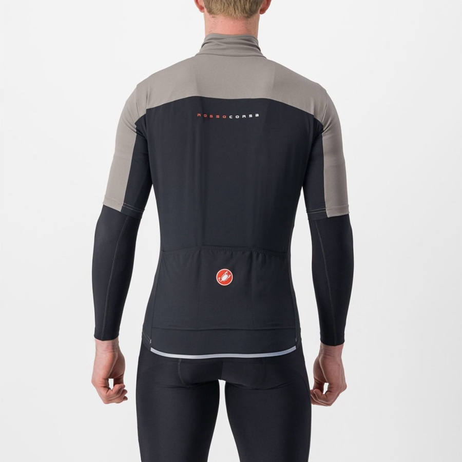 Grey Men Castelli PERFETTO RoS 2 WIND Jackets | HQCV21756