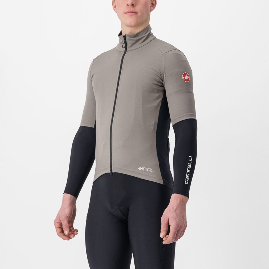 Grey Men Castelli PERFETTO RoS 2 WIND Jackets | HQCV21756