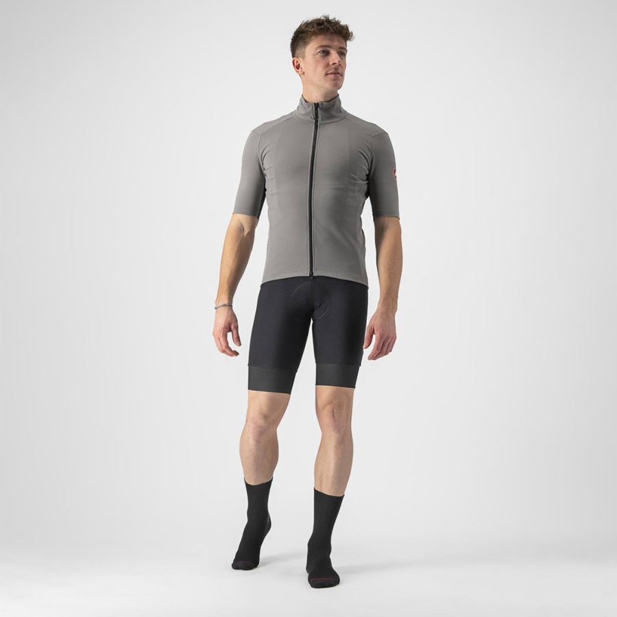 Grey Men Castelli PERFETTO RoS 2 WIND Jackets | HQCV21756