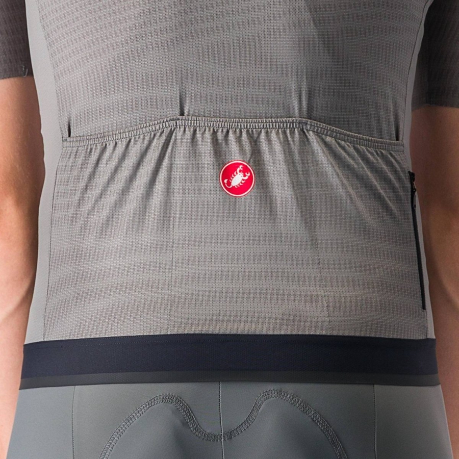 Grey Men Castelli UNLIMITED ENDURANCE Jersey | OLCF07638