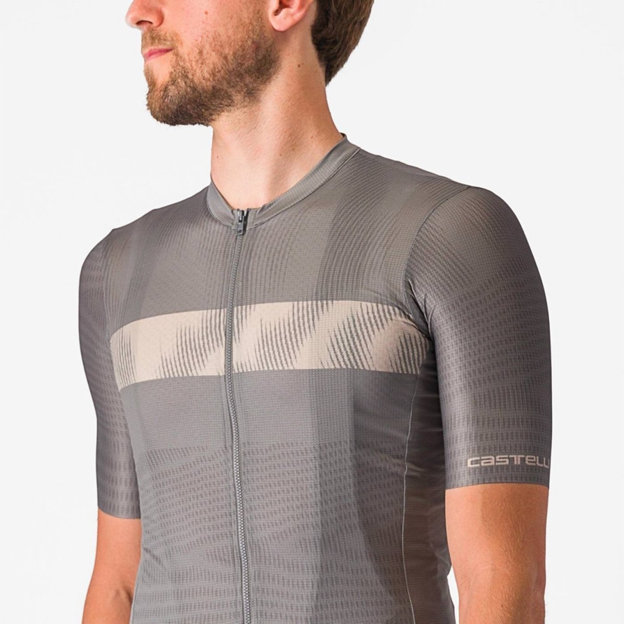 Grey Men Castelli UNLIMITED ENDURANCE Jersey | OLCF07638