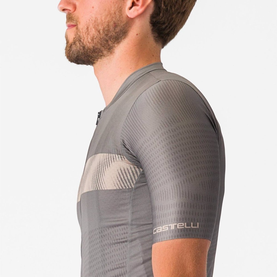 Grey Men Castelli UNLIMITED ENDURANCE Jersey | OLCF07638