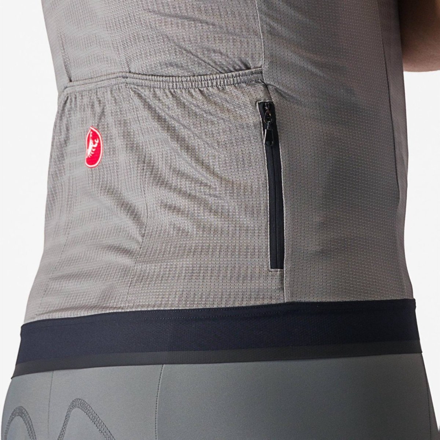 Grey Men Castelli UNLIMITED ENDURANCE Jersey | OLCF07638