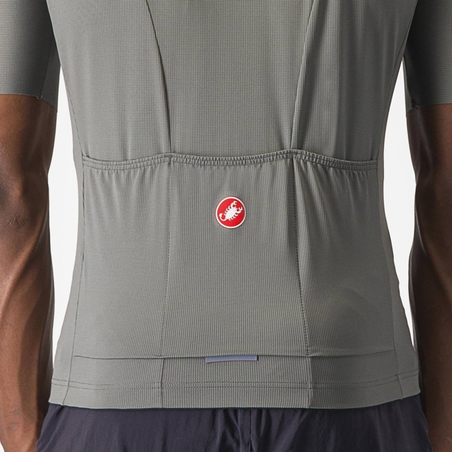 Grey Men Castelli UNLIMITED ENTRATA 2 Jersey | IXHV49153