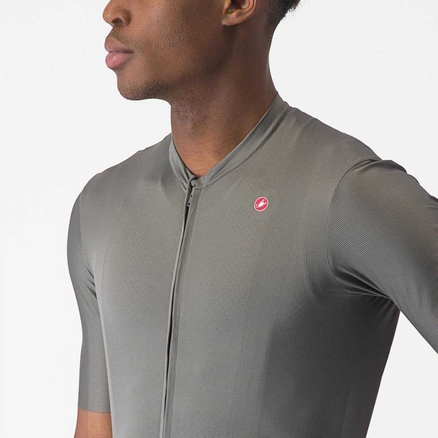 Grey Men Castelli UNLIMITED ENTRATA 2 Jersey | IXHV49153