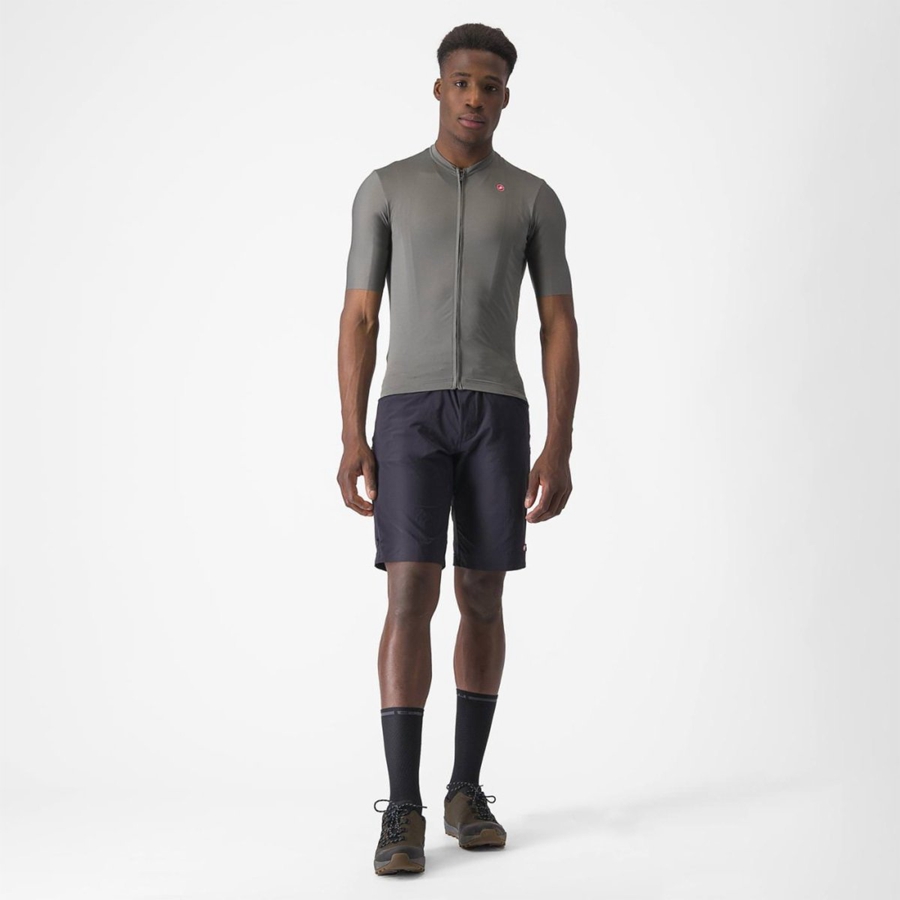 Grey Men Castelli UNLIMITED ENTRATA 2 Jersey | IXHV49153