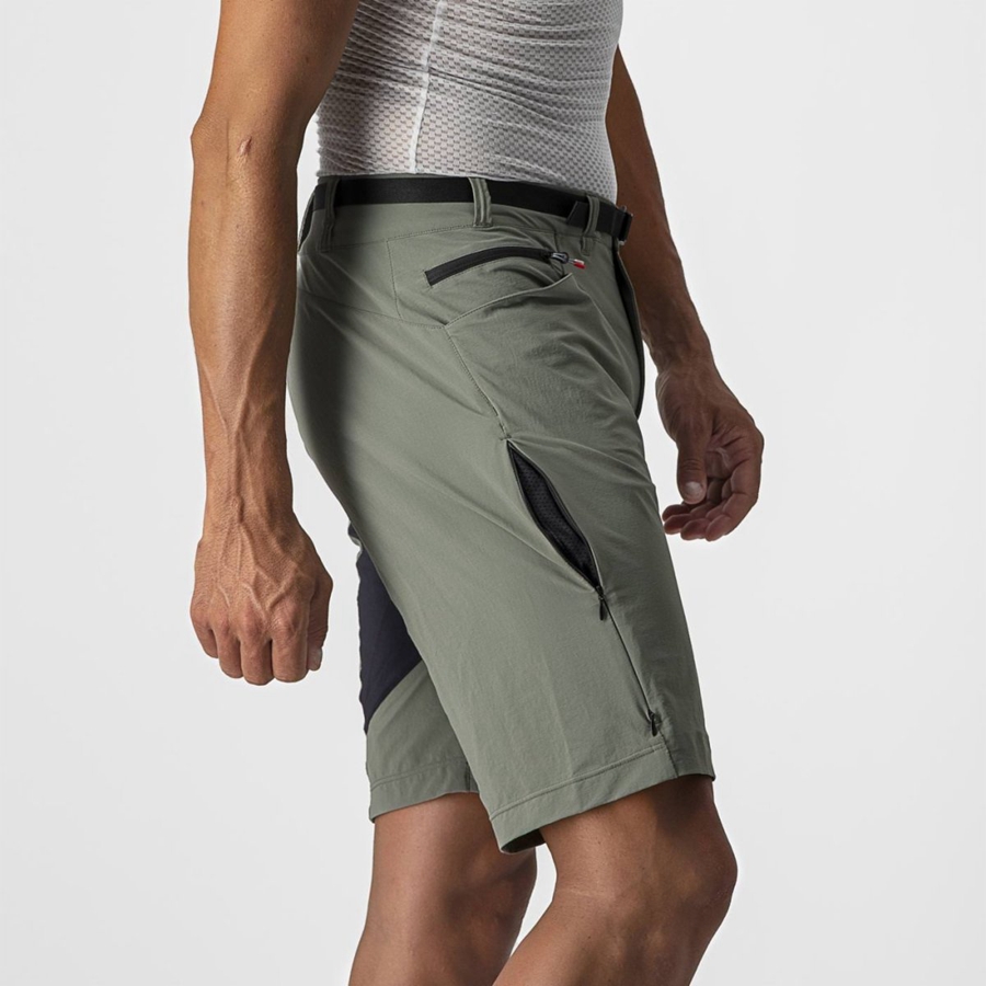 Grey Men Castelli UNLIMITED TRAILGY Shorts | AWMF85042