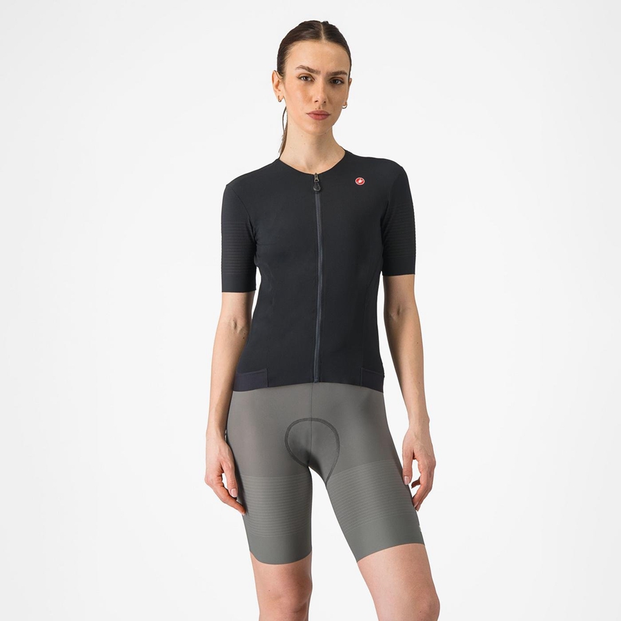 Grey Women Castelli PREMIO W Bib Shorts | PQRA43012