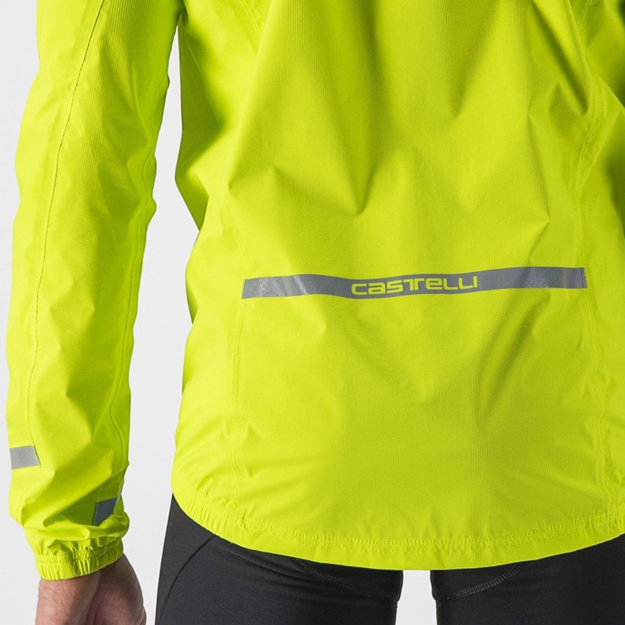 Light Green Men Castelli EMERGENCY 2 RAIN Protection | LCIK98416