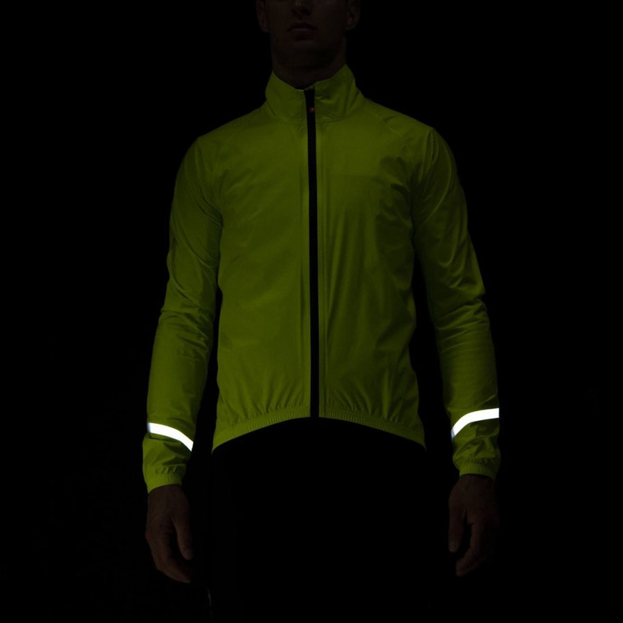 Light Green Men Castelli EMERGENCY 2 RAIN Protection | LCIK98416