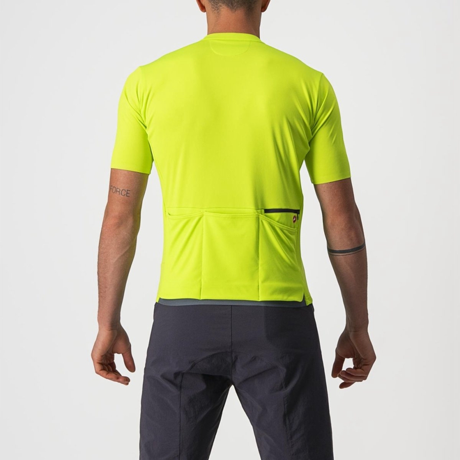 Light Green Men Castelli UNLIMITED ALLROAD Jersey | SVQF21654