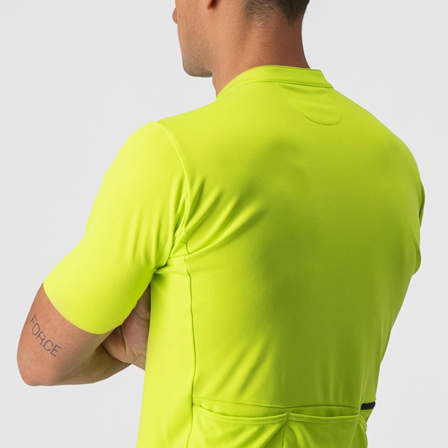 Light Green Men Castelli UNLIMITED ALLROAD Jersey | SVQF21654